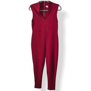 Almost Famous Jumpsuit Burgundy Size Large Juniors